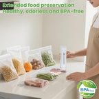 Reusable Vacuum Seal Bags for Food,Food Vacuum Sealer Bags Medium Size 30 Packs