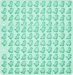 2 PCS Mini Dinosaurs Candy Molds, Silicone Mold for Chocolate, Fondant, Candy, Biscuits, Cookie, Jelly and Dog Training Commands Concept, Total 152 Cavities (Dinosaurs)