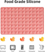 Mini Duck Silicone Molds Pet Molds for Dog Treat 96 Cavity for Baking Biscuits, Cookie, Candy, Chocolate, Gummy, Cookie