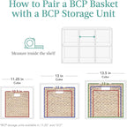 Best Choice Products 10.5x10.5in Pack of 5 Cube Storage Baskets, Water Hyacinth Multipurpose Collapsible Organizers, Handwoven Laundry Totes for Laundry, Living Room, Kids Room & Nursery - White