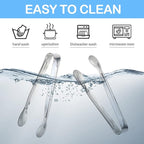 18PCS Mini Tongs for Appetizers, 5Inch Serving Tongs, Ice Tong Appetizer Tong, Small Tongs for Serving Food, Kitchen Utensils for Sugar Cubes, Coffee, Tea Party, Dessert, Charcuterie Board