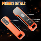 Meat Thermometer Digital Instant Read Food Thermometer for Cooking, Waterproof Kitchen Thermometers with Backlight, Magnet, Auto-Rotating, BBQ Thermometer for Grill Smoker Oil Fry Candy Thermometer