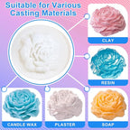 Silicone Mold Making Kit - 20A Liquid Silicone Rubber (1:1 Mix), Non-Toxic & Bubble Free Platinum Cure Silicone for Making Molds for Resin, Soap, Concrete, Craft Molds - 282oz Total