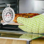 Efeng Large 3.5" Oven Thermometers for Gas/Electric Oven with Large Hanger&Base,Safety Leave-in Oven,Easy to Read Number,No Fading Color for Long time Cooking