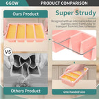Silicone Freezer Tray for Sauce Cube: GGOW Silicone Freezing Tray for Broth Soup Storage - Freeze 250mL 125mL Souped Portion