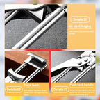 Adjustable Multifunctional Stainless Steel Can Opener, 2026 New Stainless Steel Can Opener Bottle Jar Lid Gripper Household Kitchen Tool, Manual Jar Bottle Opener Kitchen Accessories (3 Pcs)