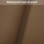 Table Cover Rectangle - 16x36 Inch Waterproof Can Cover Up Defects Protect The Surface of Furniture from Scratches Can Be Used for Dresser Bedside Table(Mud Color+Champagne Gold 16x36)