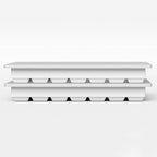 glacio Ice Cube Tray – Small Silicone Molds with Lids, BPA-Free and Flexible for Cocktails and Beverages – Set of 2