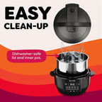 Instant Pot 7.5QT RIO Wide, 7-in-1 Electric Multi-Cooker, Pressure Cooker, Slow Cook, Rice, Steamer, Sauté, Yogurt & Warmer, Wide Base, Large Searing Base, WhisperQuiet Steam Release