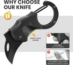 Small Pocket Knife Gift for Men, Keychain Box Cutter with 1.34inch Blade, Mini Folding Knives EDC Gadgets for Everyday Carry, Stocking Stuffers Gift for Adults Men Him