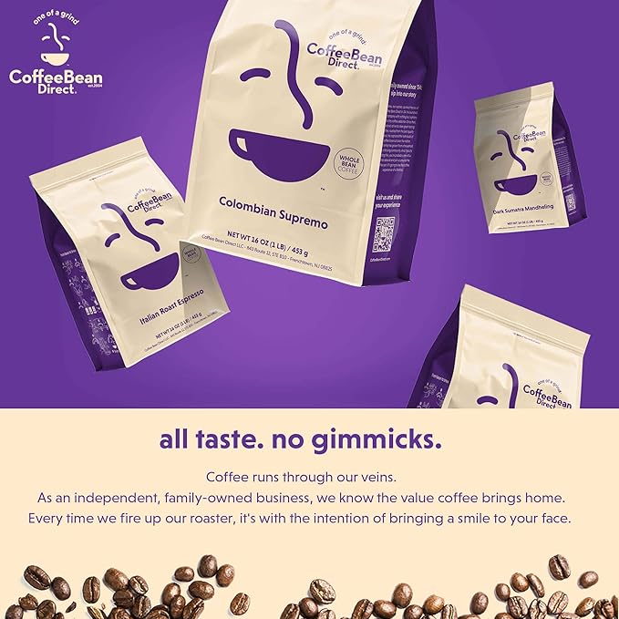 Coffee Bean Direct Iced Coffee Blend, Whole Bean Coffee, Mixed Roast Level, 5 Pound Bag (Pack of 1)