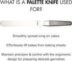 Global 10 inch Straight Spatula, Stainless Steel, GS-21/10