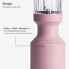 Beast Mighty 850 Plus | Premium Compact Personal Blender | Smoothies, Shakes, Dressings, Sauces | Blends Ice and Frozen Fruit | New XL Vessel | Extra Vessels, Lids and Straws | 850W (Lilac)