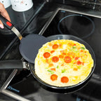 Silicone Pancake Spatula Flipper – Wide Beveled Edge Turner with Stainless Steel Handle | Heat Resistant Non-Stick Large Silicone Spatula for Cooking & Pancakes