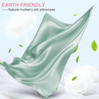 Mulberry Silk Pillow Cases 2 Pack Standard Size 20x26 Inches with Hidden Zipper, Ultra Smooth and Soft Breathable Cooling Silk Satin Pillowcase Set of 2, Better for Hair and Skin, Gifts for Women Men