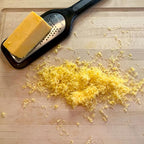Microplane Select Series Handheld Coarse Cheese Grater with Ergonomic Handle, Dishwasher Safe, Black