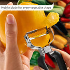 Lurch Germany Super Y Peeler 5.1 x 2.3 Inches / 13 cm x 6 cm - Black