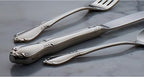 Oneida Silverware, Chateau Fine Flatware Dinner Spoons, Service For 4, Dishwasher Safe, 18/10 Stainless Steel, Rust Resistant, Home and Kitchen Utensils, Dinner Spoon (Silver, 4 Piece)