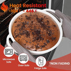 9 Inch Round Cake Pan, Metal Reinforced Frame Silicone Cake Mold for Baking with Handle Easy to Move Confetti