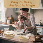 Banneton Bread Proofing Basket Set - 9" Round & 10" Oval Sourdough Baking Kit, Natural Indonesian Rattan with Linen Liners, Bread Lame, Danish Dough Whisk, Bowl Scraper and Sourdough Scraper