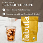 Fabula Coffee Decaf Medium Roast Whole Beans - Organic - Low Acid - Single Origin - Non-GMO - Mold Free - 12 Ounces