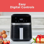 BLACK+DECKER Purifry 2QT Air Fryer, Crispy Deep Fried Taste without the Fat, Plus Bake, Dehydrate, and Keep Food Warm, Digital Touchscreen and Auto Shut-Off