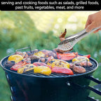 6 Pack Buffet Tongs,Stainless Steel Serving Tongs Serving Utensils 7Inch,9Inch,12Inch