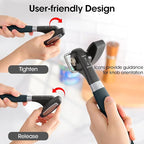 Beneno Can Opener, Manual Side Safe Cut Can Opener Smooth Edge with Durable Sharp Blade, Effort-Saving Knob & Comfortable Non-slip Handle, Green