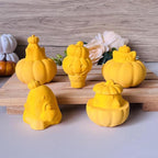 2Pcs Halloween Resin Silicone Mold, Ghost Pumpkin Epoxy Silicone Molds for Resin Casting, Party Autumn Decor (Halloween B)