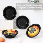8 Pcs 4 Inch Mini Pie Pan Pie Tins Round Mini Tart Pans, Carbon Steel Mini Pizza Pan Nonstick Quiche Pans for Baking Small Bakeware Set for Oven & Dishwasher Safe