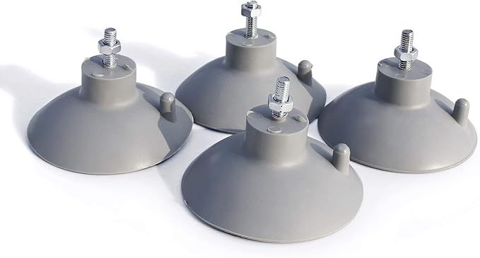 New Star Foodservice 39665 Suction Cup Feet for Industrial Commercial French Fry Cutter, Set of 4
