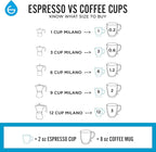 GROSCHE Milano Stovetop Espresso Maker Moka Pot 3 espresso Cup - 5 oz, Black - Cuban Coffee Maker Stove top coffee maker Moka Italian espresso greca coffee maker brewer percolator