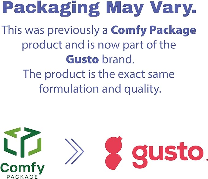 GUSTO [16 oz - 125 Count Heavy-Duty 100% Compostable Kraft Paper Soup Bowls – Eco-Friendly Disposable Sugarcane (Formerly Comfy Package)
