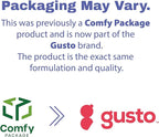 GUSTO [28 oz - 50 Count 2-Compartment Meal Prep Containers with Lids – Reusable, Microwaveable, Dishwasher & Freezer Safe, BPA-Free Food Storage Boxes for Portion Control (Formerly Comfy Package)