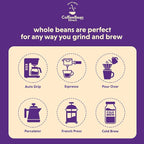 Coffee Bean Direct Tanzanian Peaberry, Whole Bean Coffee, Light Roast, 2.5 Pound Bag (Pack of 1)