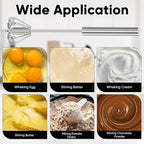 Newness Whizzy Whisk, Stainless Steel Semi Automatic Whisk Blender for Home -Versatile Tool for Egg Beater, Milk Frother, Hand Push Wisk - Kitchen Utensil for Blending, Whisking, Beating & Stirring