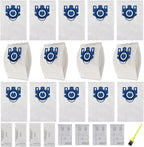 14 Packs 3D Airclean GN Vacuum Cleaner Bags Replacement for Miele Classic C1, Complete C1,Complete C2,Complete C3 S227 S240 S270 S400 S2 S5 S8 Series with 4 Motor Protection Filters,4 AirClean Filters