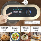 900W Stand Mixer 8 QT kitchen Dough mixers LED Touch Screen Adjustable Speed Electric Household Mixers With Bowl,Dough Hook,Whisk And Beater For Baking, Cake,Pizza And Most Home Cooks