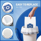 14 Pack 3D GN Vacuum Dust Bags Replacements for Miele Classic C1, Complete C2 C3, S227 S240, S270, S400, S400i, S600, S2, S5, S8 Series 4 Motor Protection Filters,4 AirClean Filters