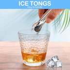 18PCS Mini Tongs for Appetizers, 5Inch Serving Tongs, Ice Tong Appetizer Tong, Small Tongs for Serving Food, Kitchen Utensils for Sugar Cubes, Coffee, Tea Party, Dessert, Charcuterie Board