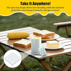 2 Pack Plastic Butter Spreader Corn Cob with Cover Butter Spreader for Corn, Bread & Cooking for Even Spread on Toast, Pancakes, Waffles & Grilling