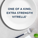 Corelle Vitrelle 6-Piece Salad Appetizer Plate Set Triple Layer Glass and Chip Resistant, 6-3/4-Inch Lightweight Round Plates, Winter Frost White