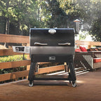 recteq Pellet Grill Smoker - Flagship 1600, Wood Pellet Smoker, BBQ, Wi-Fi Smart Grill, 1600 Sq. In. Cook Space, 40 lbs Hopper, Grilling Basics Bundle