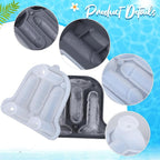 Hoolerry Ice Cube Molds Cube Trays Fun Shapes Silicone Ice Ball Maker with Lid for Whiskey Cocktails Juice Drinks Beverage Crafting Accessories White Elephant Gifting(Grey,Classic Style)