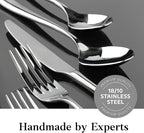 Artaste Rain II Forged 18/10 Stainless Steel (Black (Service for 4), (Flatware 20-Piece Set))