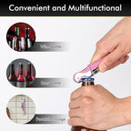 Professional Waiter Corkscrew Wine Openers Set, Heavy Duty Stainless Steel Hinges Wine Key for Restaurant Waiters, Sommelier, Bartenders