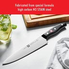 ZWILLING Twin Signature 19-Piece German Knife Set with Block, Made in Company-Owned German Factory with Special Formula Steel perfected for almost 300 Years