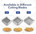 New Star Food Service 42313 Commercial Restaurant French Fry Cutter with Suction Feet, 1/2-Inch