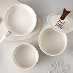 CAROTE Ceramic Sauce Pan Sets with Stand-Up Lid 2QT, 3QT & 4QT, 11 Piece NonStick Kitchen Cookware Sets with Detachable Handle, Non Toxic Cooking Pot, Oven Safe, Induction Ready, Cream White