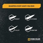 Work Sharp Precision Adjust Knife Sharpener Kit, Sharpens All Pocket and Kitchen Knives with ease & control